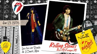 The Rolling Stones live at Stade de L'Ouest, Nice - 13 June 1976 | Complete concert +video fragments