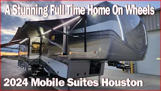 A Stunning Home On Wheels! 2024 Mobile Suite Houston Rear Living Bath & 1/2 Fifth Wheel @ RV Nation