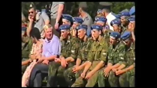 Празднование Дня ВДВ в 1071-м ОУП СпН 2 августа 1998 года