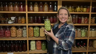 My Pantry Is OVERFLOWING!!! 2022 Pantry Tour from a Working Homestead!