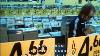 Elton John at Tower Records
