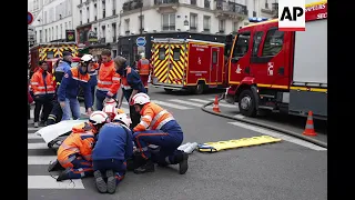 Injured treated after Paris bakery explosion