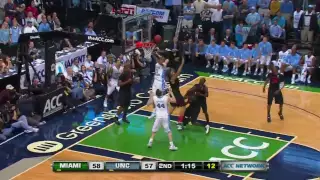 UNC vs Miami (March 11, 2011): Comeback from 19 down