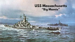 USS Massachusetts - 1st and Last 16 in Salvos of WW2