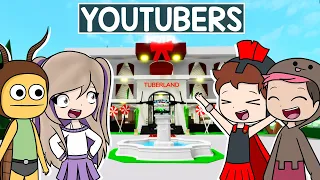 Creamos un Hotel De Youtubers en Brookhaven Roblox!! LYNA Y CHOCOBLOX