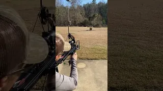 Hickory Creek Mini Vertical crossbow first shot