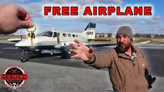 Taking Our FREE Abandoned Airplane Home! Ep2