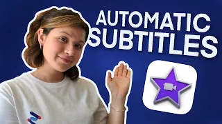 How to Add Subtitles on iMovie (Automatic Subtitles)