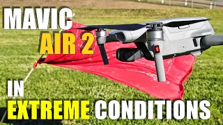 DJI MAVIC AIR 2 Flight Test Review - EXTREME WINDS!.. Will it FLY AWAY? How Smooth & Precise?