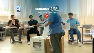 Noticiero de Ecuador (Emisión Central 22/01/24)