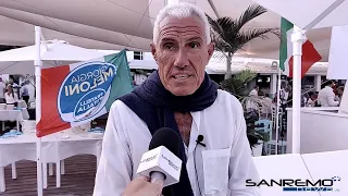 Umberto Bellini alla festa di Fratelli d'Italia - Sanremo, 25 luglio 2022