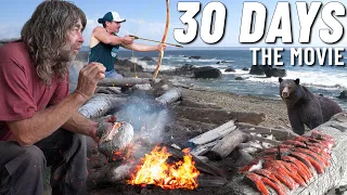 30 Day Survival Challenge: Vancouver Island - THE MOVIE