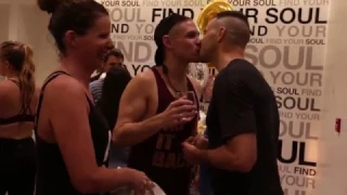 Brad and Chris- Surprise SoulCycle Proposal