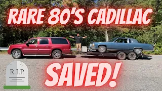 RARE Cadillac RESCUED!! Now What? 1985 Fleetwood Brougham Coupe D’Elegance SAVED