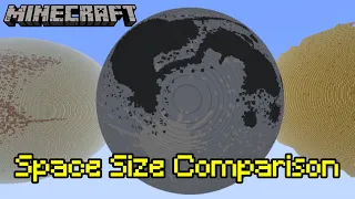 Minecraft Space Size Comparison