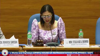 FY 2024 Budget Briefings (Committee) Department of Public Works and Highways (DPWH) (Part 1)