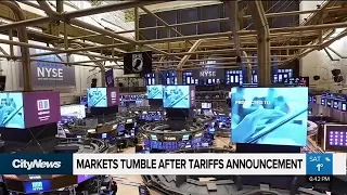 Business Report: Markets take a hit after tariffs announcement