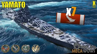 Yamato 7 Kills & 266k Damage | World of Warships Gameplay