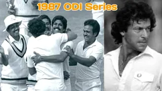 India VS Pakistan 1987 ODI Series | PAKISTAN VS INDIA ONE DAY CRICKET SERIES 1987