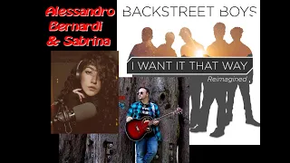 I want it that way (Backstreet Boys acoustic duet cover by Alessandro Bernardi & Sabrina)
