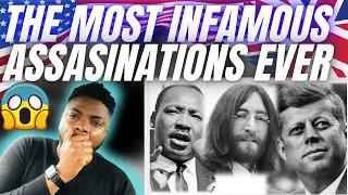 🇬🇧BRIT Reacts To THE MOST INFAMOUS ASSASSINATIONS IN HISTORY!