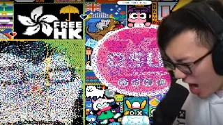 xQc attacked the osu! logo… (r/place)