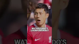 🔍 Wataru Endo’s Liverpool debut #LFC #Shorts