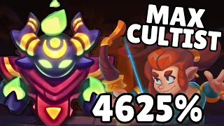 Battle two JAY | Cultist 4,625% vs Monk 4,205% | Replay PVP | Rush Royale