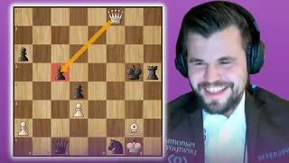 MISTRZ ŚWIATA w 1 RUCHU PODSTAWIA HETMANA!? | Carlsen - Artemiev | szachy 2021