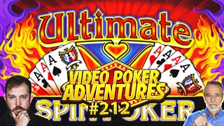 Ultimate X...Spin Poker? Lets get Weird! Video Poker Adventures 212 • The Jackpot Gents