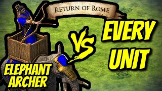 ELEPHANT ARCHER vs EVERY UNIT (Return of Rome) | AoE II: DE