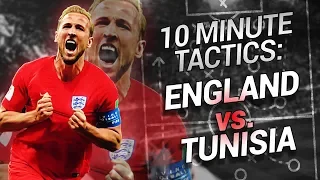 10 MINUTE TACTICS: England vs. Tunisia Tactical Analysis