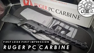 Ruger PC Carbine - Why Did I Choose This Firearm???  First Look / First Impressions