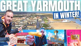 Great Yarmouth In Winter - Seafront & Town Tour