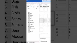 How to Align the Periods in Numbered Lists in Microsoft Word (PC & Mac) #shorts