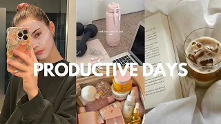 *PRODUCTIVE* VLOG ♡ sticking to my routine + healthy habits, balance & motivation