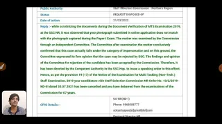 RTI Reply regarding withheld candidates of SSC MTS 2019 | Keep filing RTIs mentioning your own case