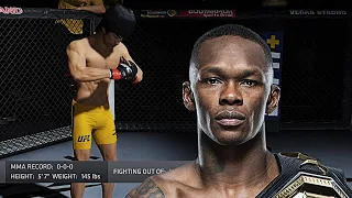 UFC 4 | 이소룡 vs 이스라엘 아데산야 | EA Sports UFC 4