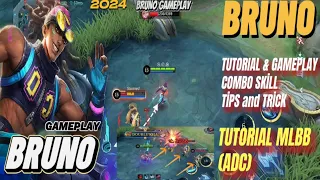 Bruno Tutorial Combo Skill, Tips and Gameplay (MARKSMAN) - MLBB