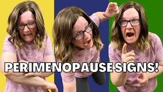 10 Signs that you may be in perimenopause!  Perimenopause symptoms.