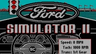 LGR - Ford Simulator II - DOS PC Game Review