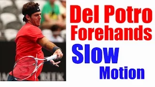 Juan Martin Del Potro Forehands In Slow Motion Full HD