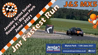 Javelin Sprint Series 2021 ~ Round 2: Blyton Park ~ Jnr Fastest Run