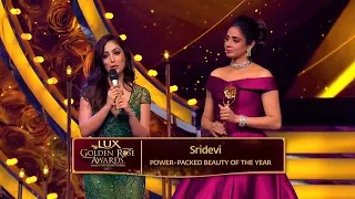 Sridevi wins Lux Power Packed Award for MOM