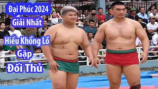 Hiếu khổng lồ gặp đối thủ, Giải nhất xuân 2024, hội vật truyền thống đại phúc bắc ninh 2024.