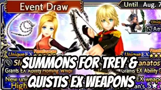 Summons for Trey & Quistis EX Weapons - DFFOO - Dissidia Final Fantasy: Opera Omnia