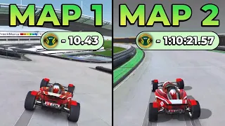 Trackmania Nations Forever, but all the maps are random.