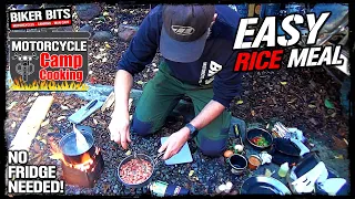 EASY Rice Meal - Motorcycle Camp Cooking