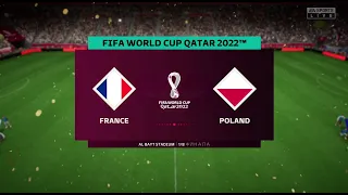 Сборная Франция-Сборная Польша 1/8 финала Чемпионат мира Катар 2022