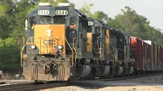 CSX 8044 w/a sweet K5LA and my buddies Andrew and Stephen on board L727-26 in Ludowici, GA 4/26/24